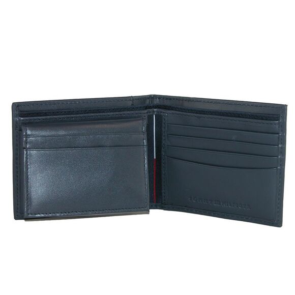 Tommy Hilfiger Men's Leather Cambridge Bifold Passcase Wallet - Picture 3 of 4